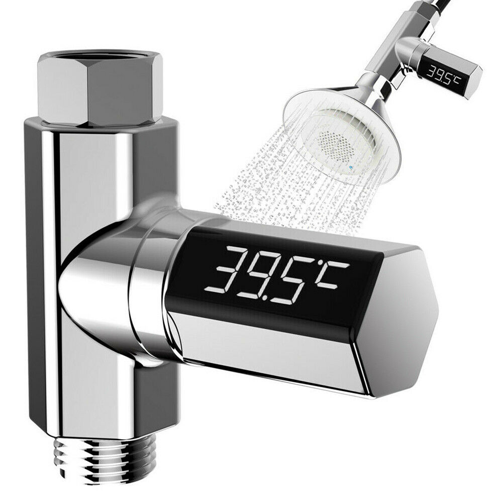 Waterproof Led Digital Shower Temperature Display Water Thermometer